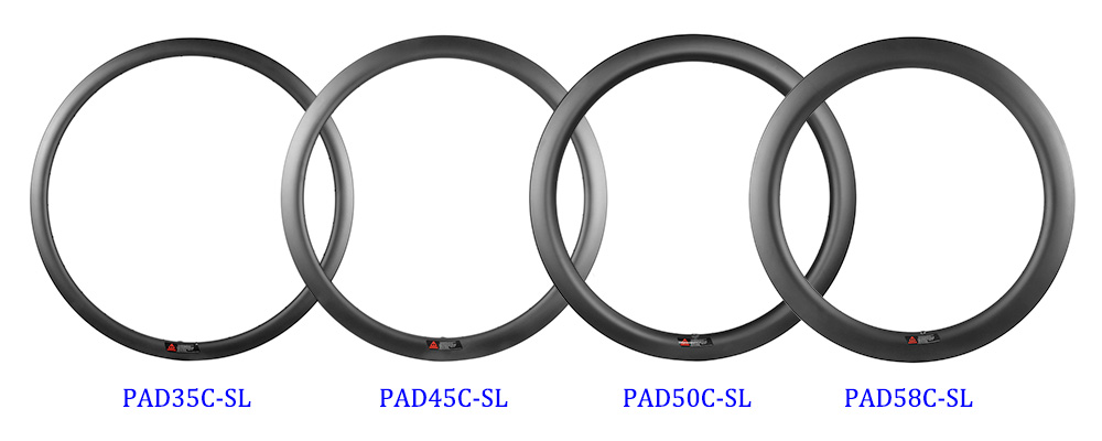 ProX 30mm width asymmetric design road carbon rims