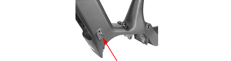 PXE18 e-bike frame charging port