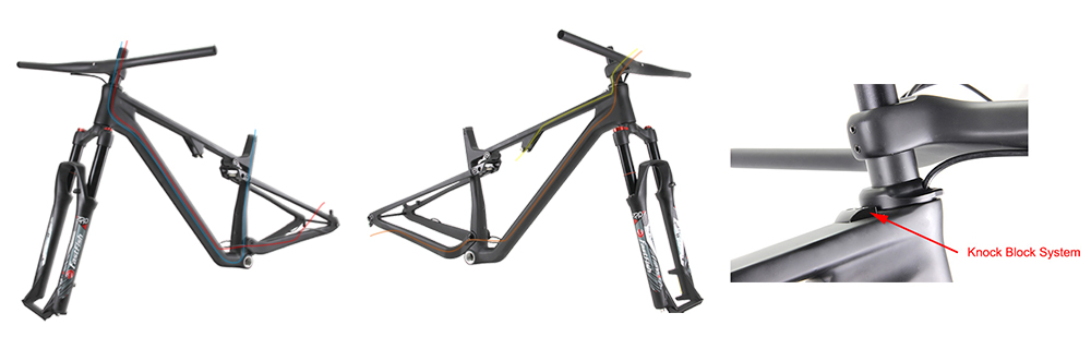 PXFS918 full suspension 29er carbon frame