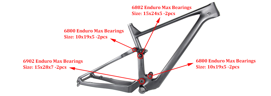 PXFS917 uses high end Enduro Max bearings