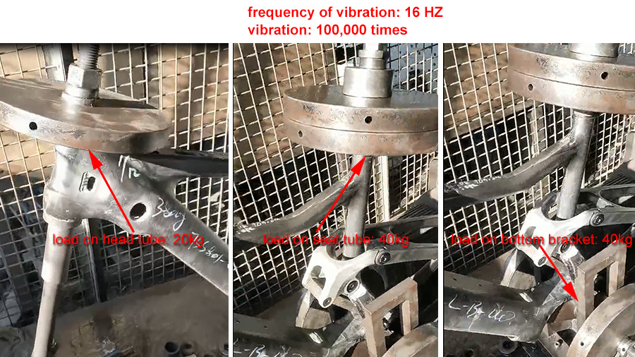 Carbon E-bike Frame Vibration Test