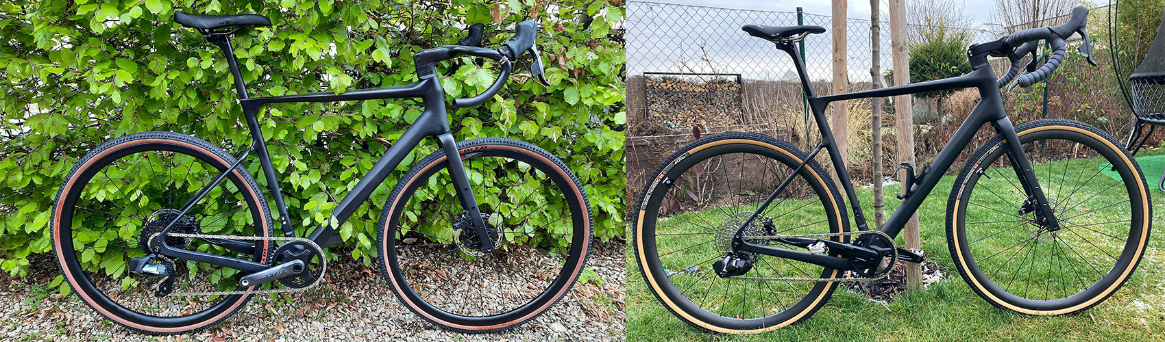 complete bike built with PXG071 gravel bike frame