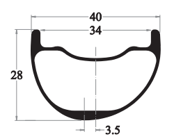 MTB carbon rims PAD940-EN