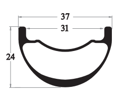 MTB carbon rims PRD737