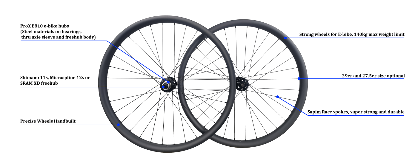 Strong Carbon Wheels For eMTB