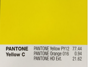 Pantone Yellow C