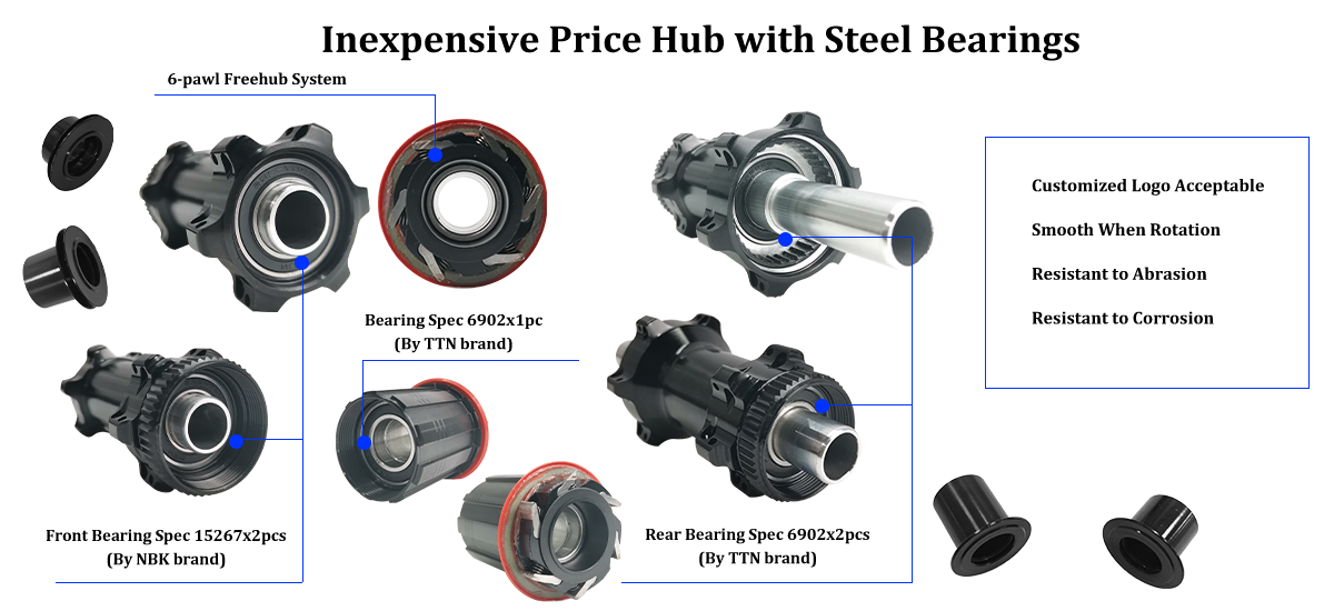 gravel disc brake hubs