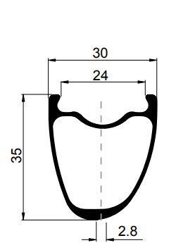 road bicycle carbon rims asymmetric