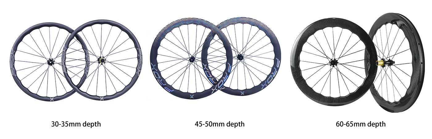 ProX Super Light Carbon Spoke Wheels C67DB Undulating Rim