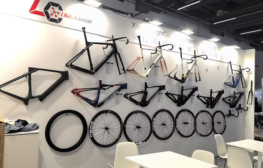 bike exhibitions for carbon bike frames and wheels