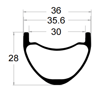 hookless 32inch carbon rims MTB