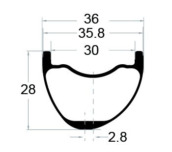 32 inch MTB bike rims