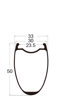 carbon bike rim 50mm depth